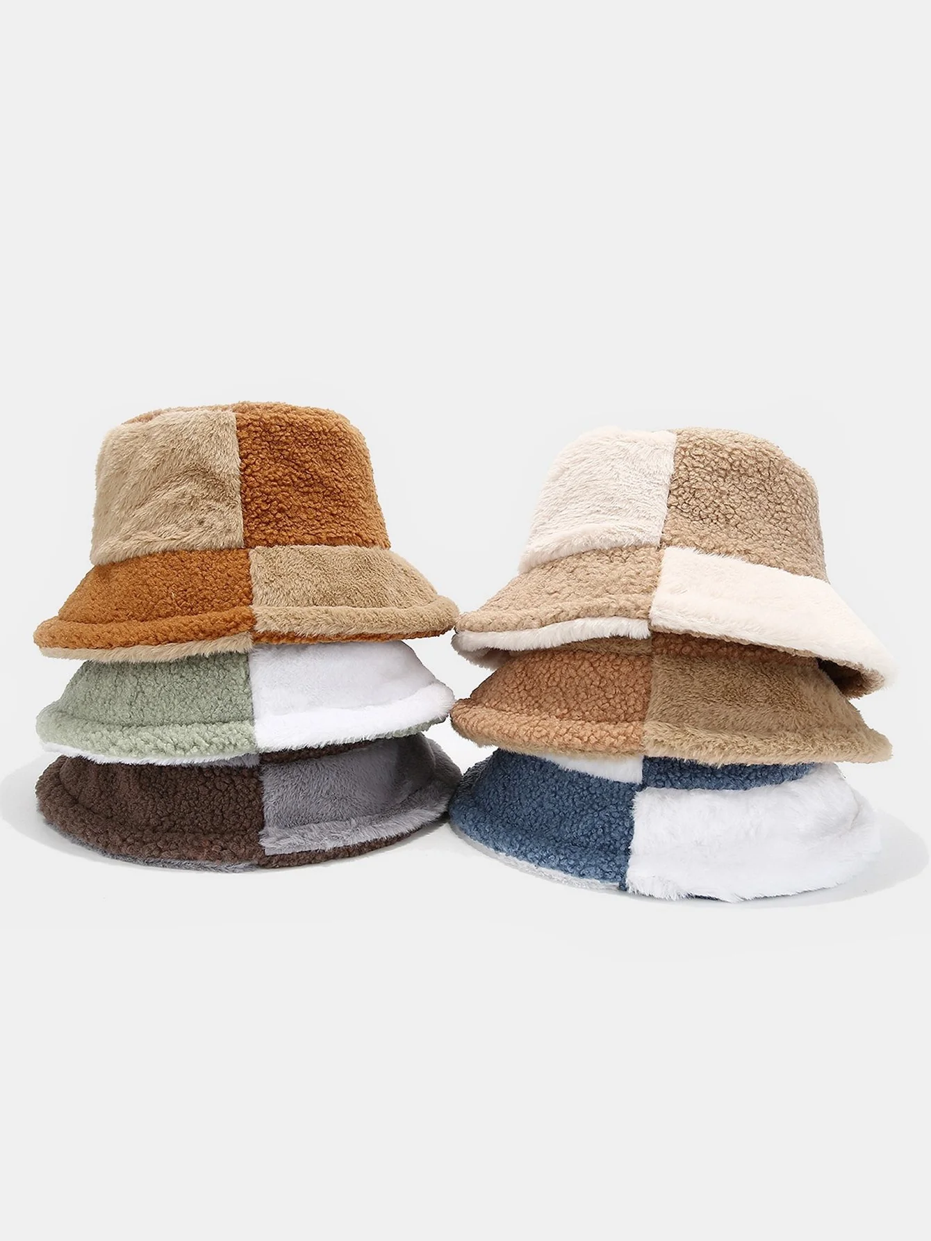 Teddy Farbblock Warmer Bucket Hat - Image 8