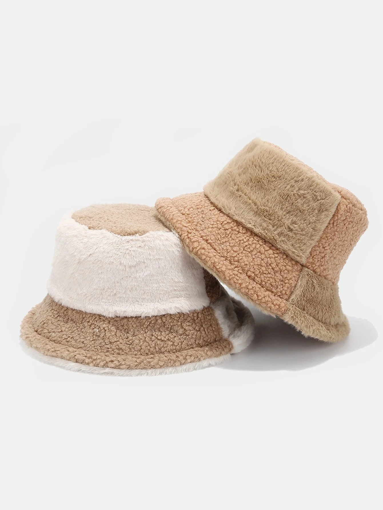 Teddy Farbblock Warmer Bucket Hat - Image 9