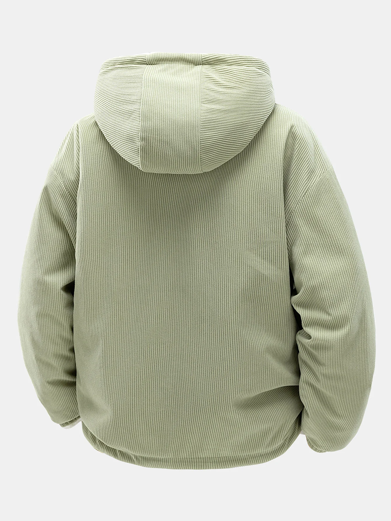 Teddy Corduroy Wendbare Kapuzenjacke - Image 13