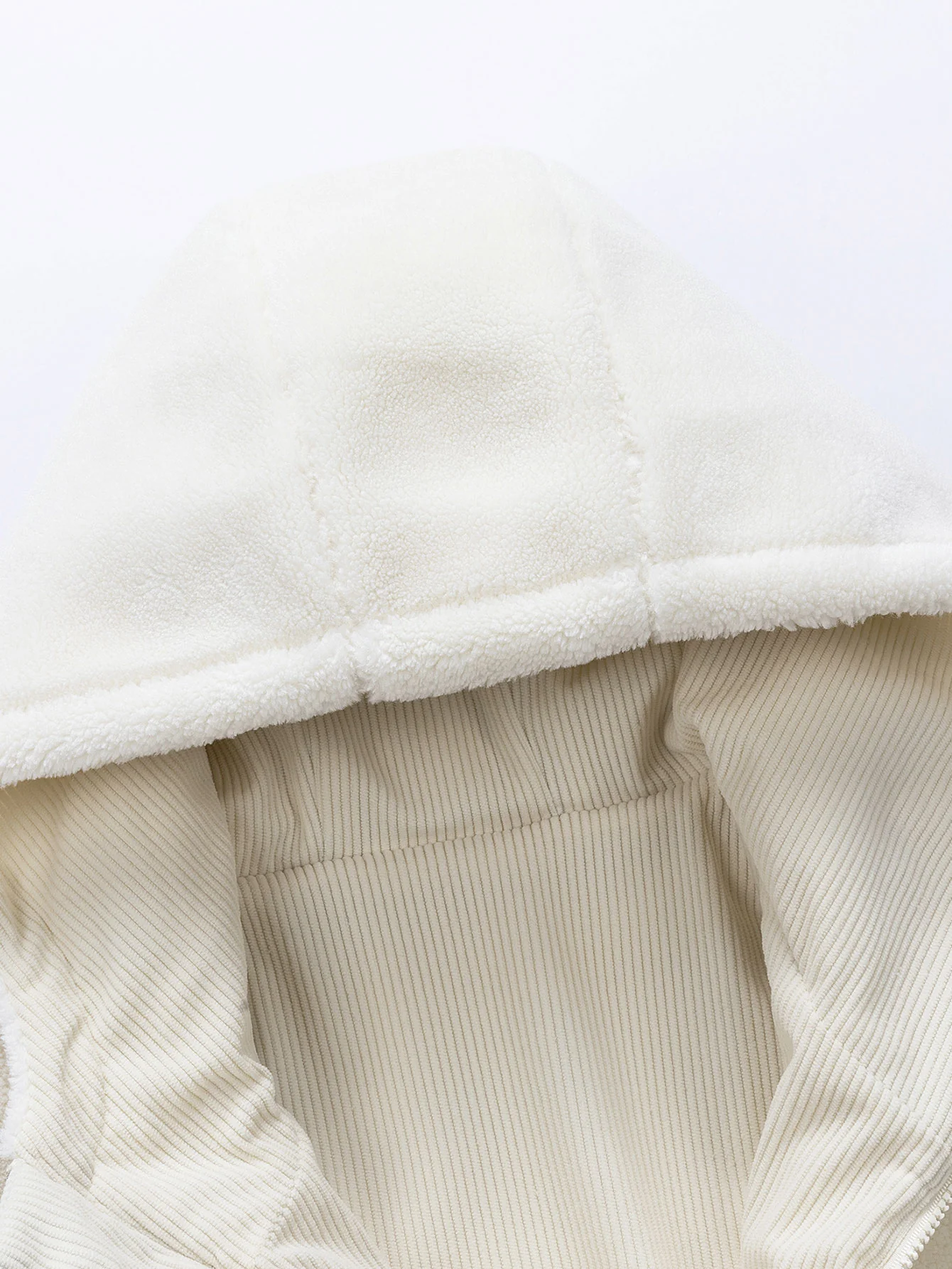 Teddy Corduroy Wendbare Kapuzenjacke - Image 17