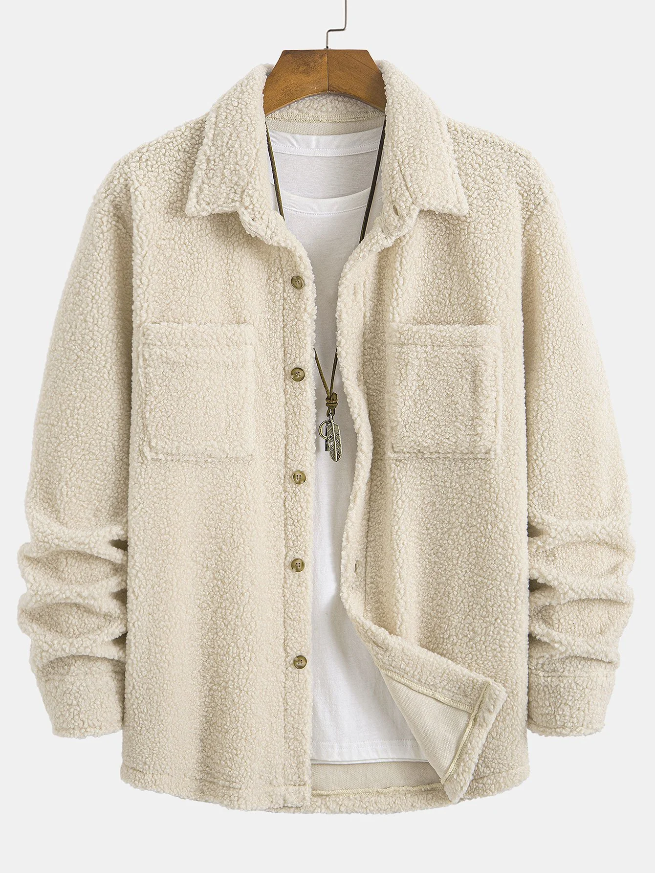 Teddy-Fleece-Knopfhemd - Image 3