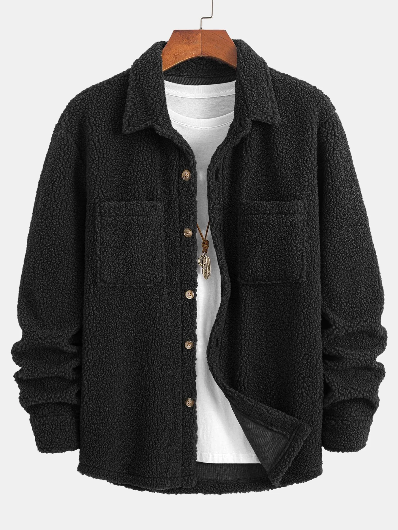 Teddy-Fleece-Knopfhemd - Image 5