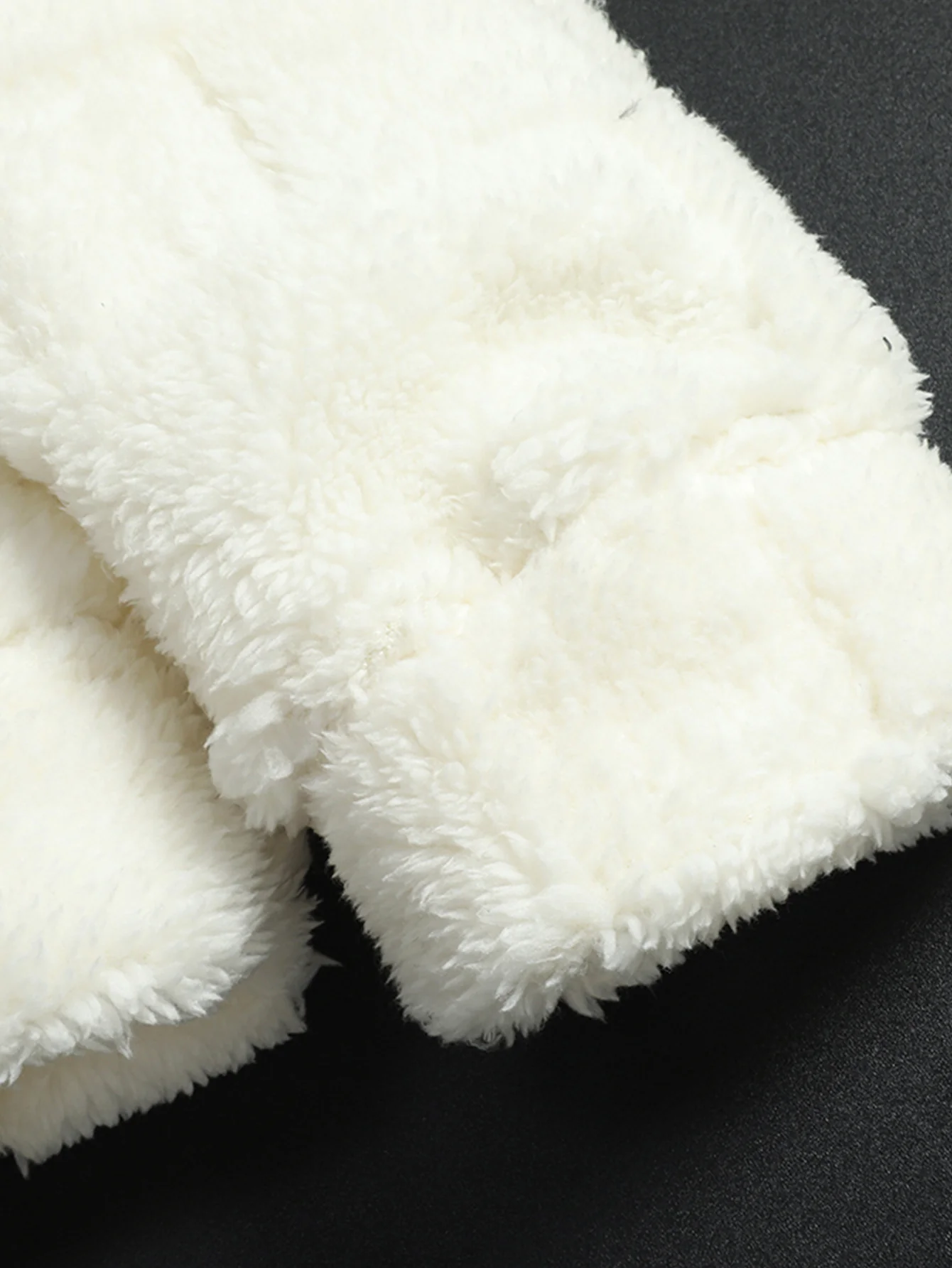 Kalifornien bestickter Teddy-Kapuzenpullover mit Schachbrettmuster - Image 10