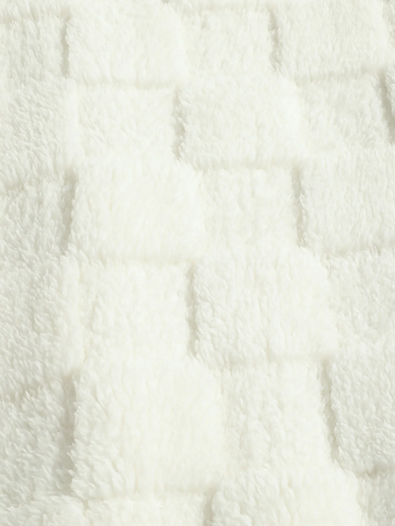 Kalifornien bestickter Teddy-Kapuzenpullover mit Schachbrettmuster - Image 12