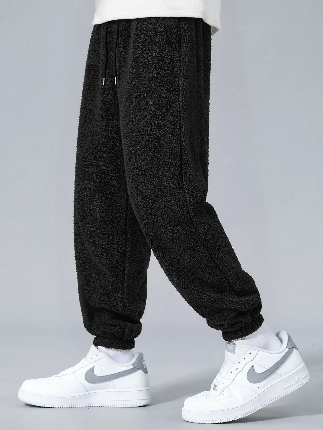 Teddy Fleece Jogger Pants