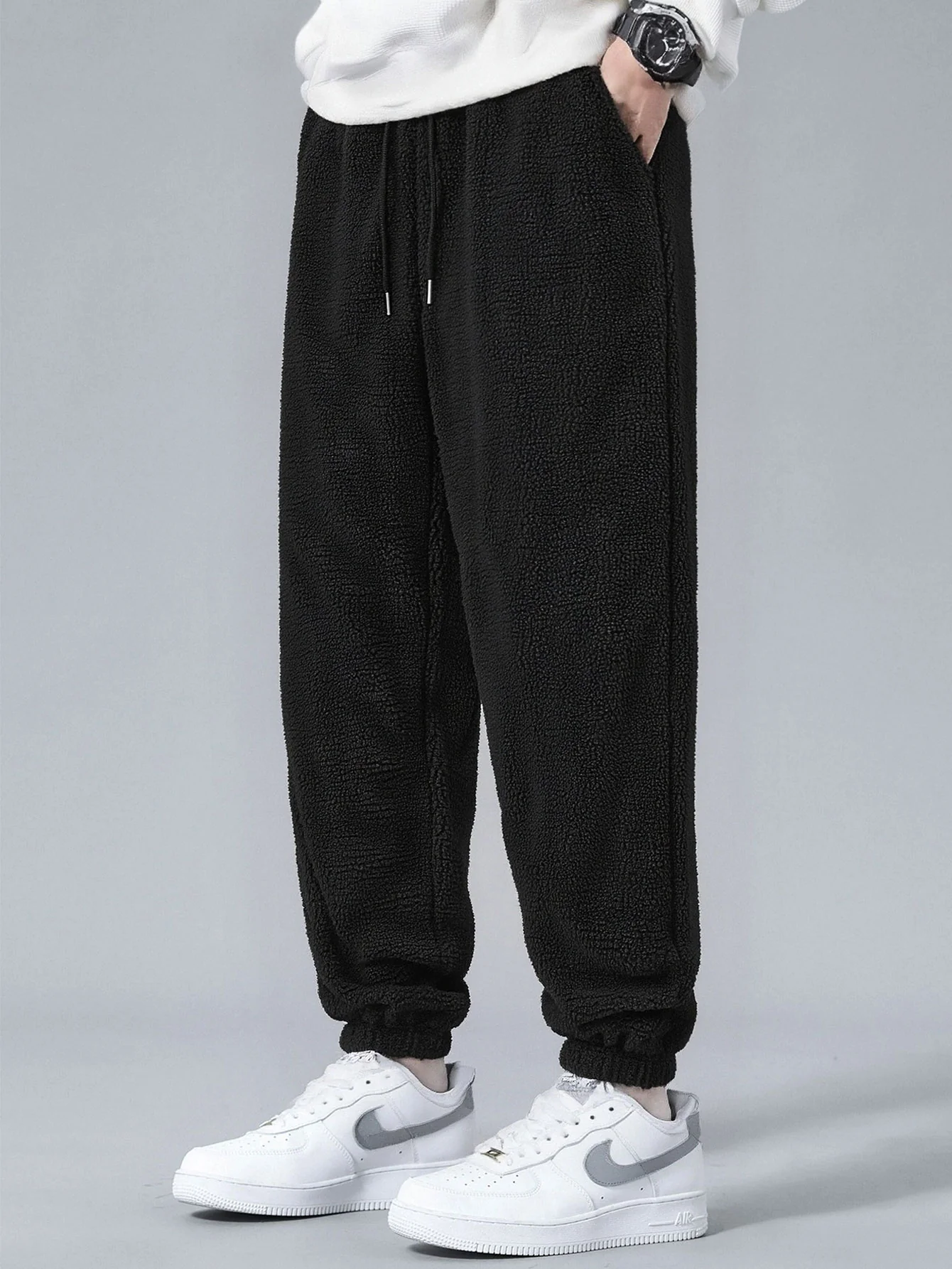 Teddy Fleece Jogger Pants - Image 2