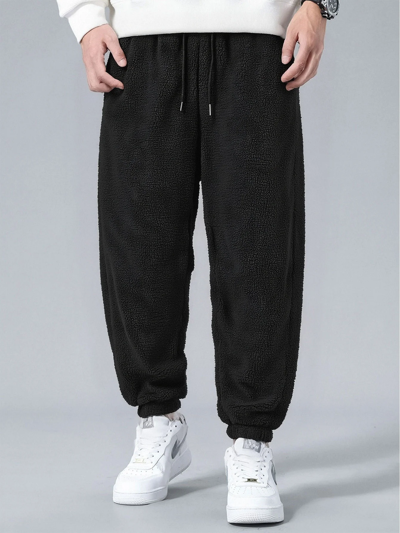 Teddy Fleece Jogger Pants - Image 3