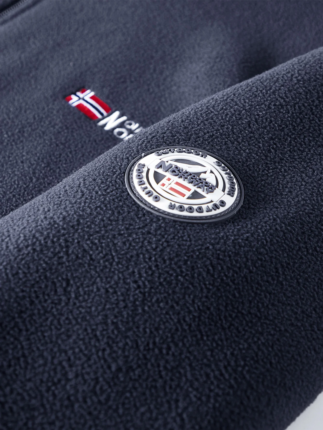 Teddy-Fleece gefütterter Polar-Fleece Kapuzenmantel - Image 10