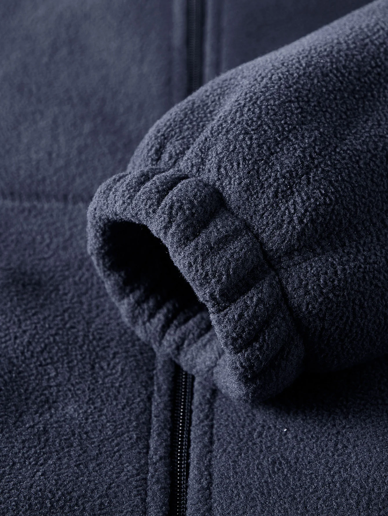Teddy-Fleece gefütterter Polar-Fleece Kapuzenmantel - Image 13
