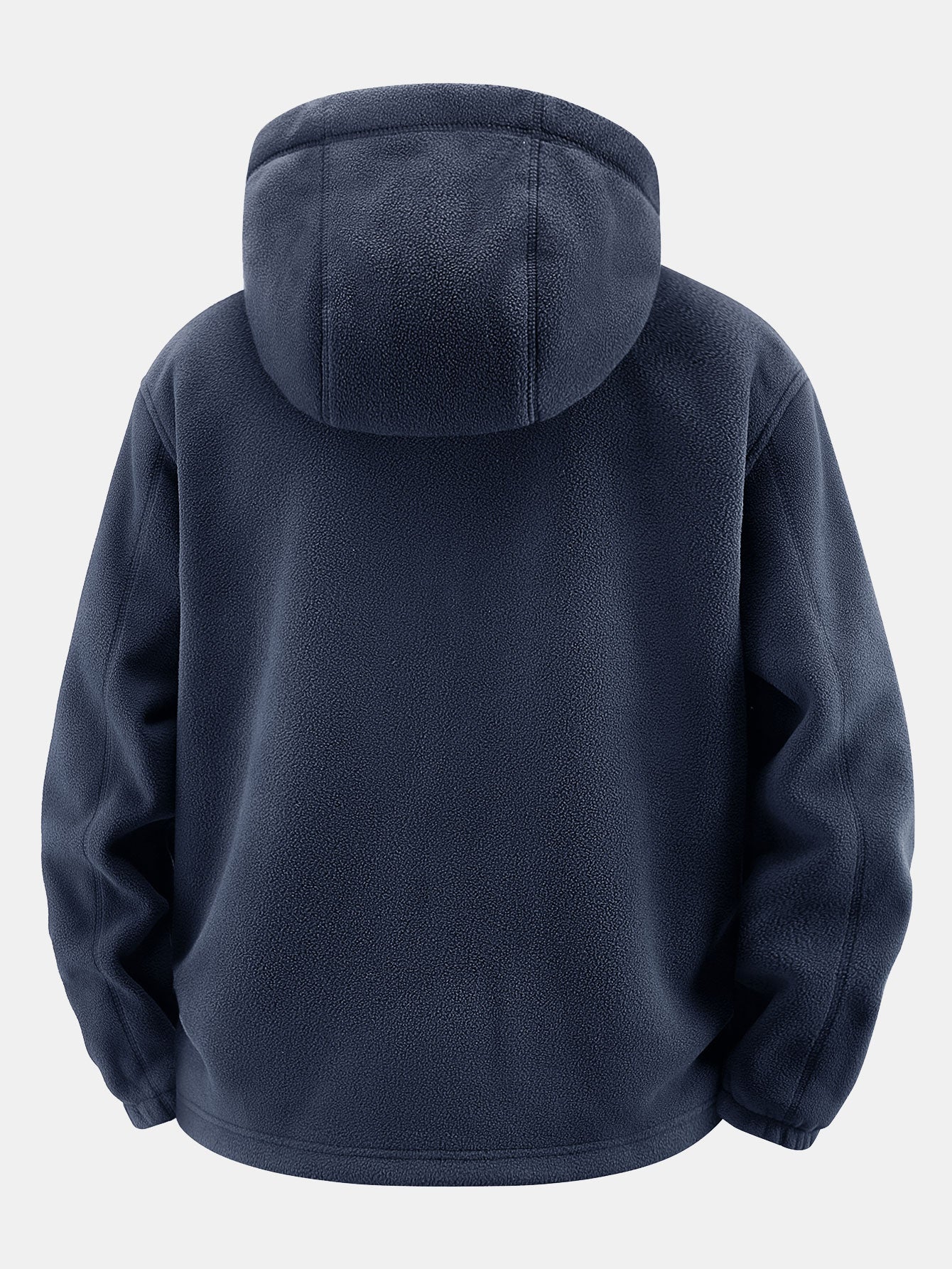 Teddy-Fleece gefütterter Polar-Fleece Kapuzenmantel - Image 2