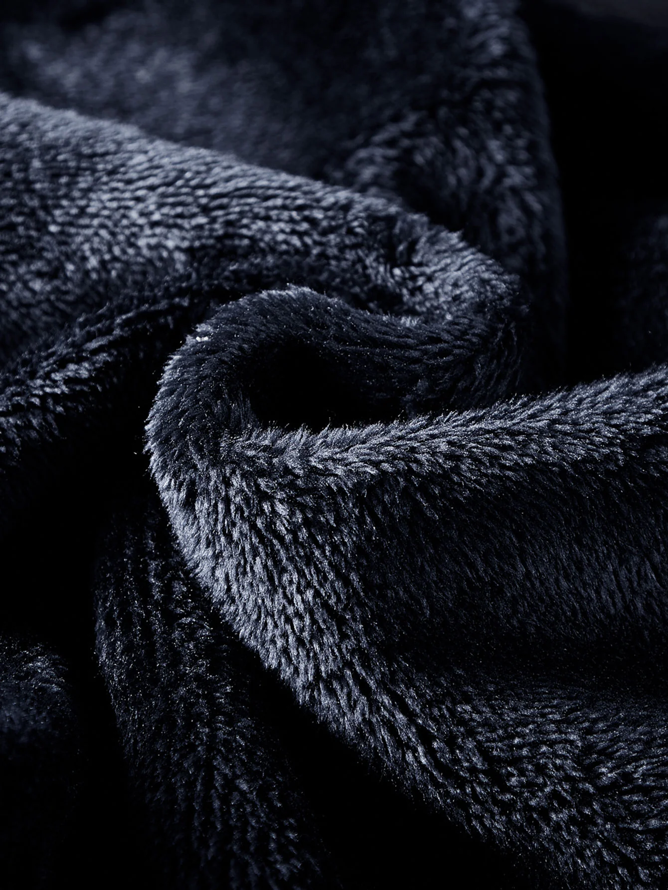 Teddy-Fleece gefütterter Polar-Fleece Kapuzenmantel - Image 8