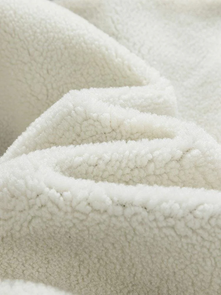 Teddy-Fleece-Patchwork-Reißverschlussjacke - Image 13