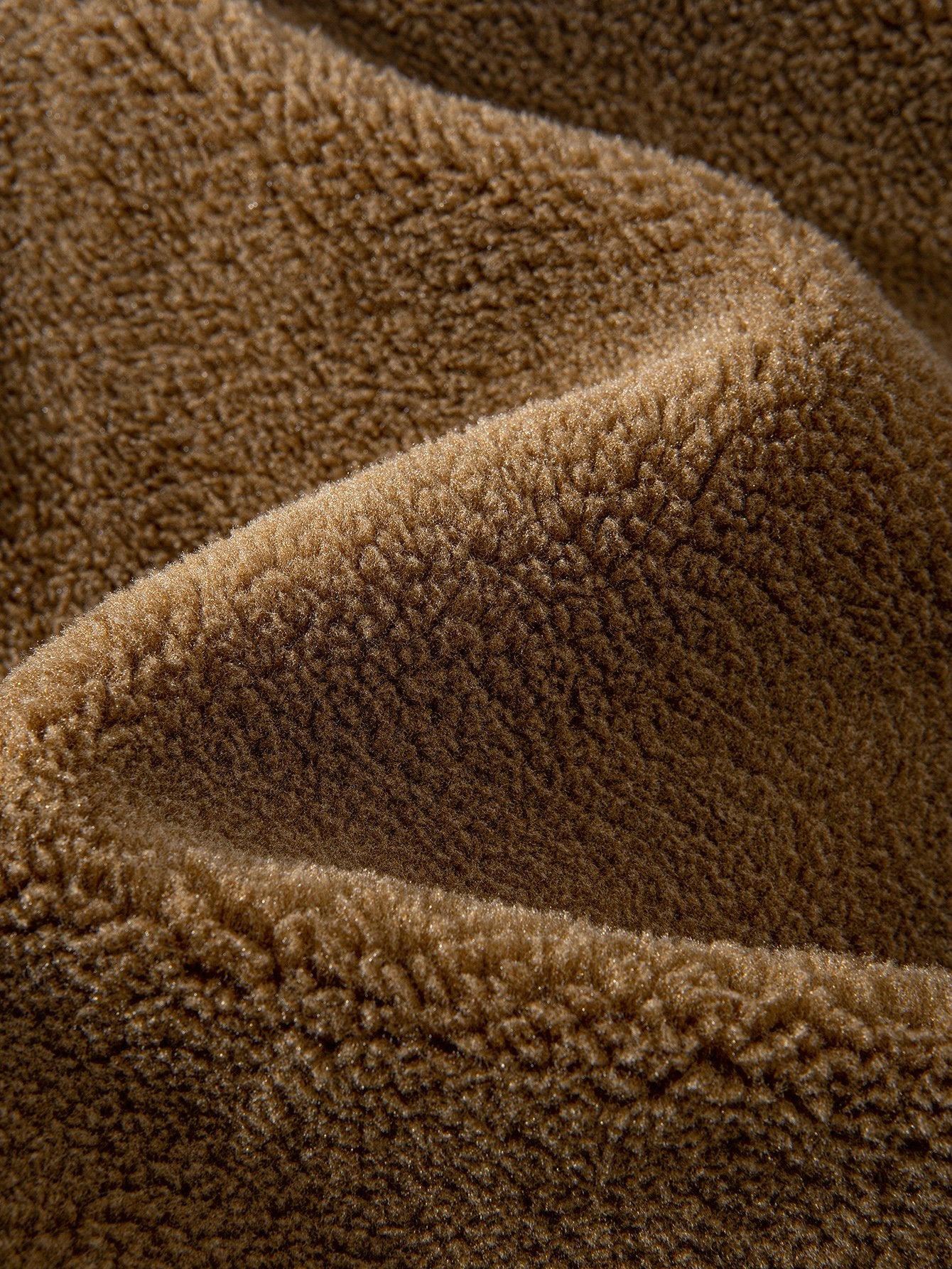 Gepolsterter Teddy-Fleece-Reißverschlussmantel - Image 12