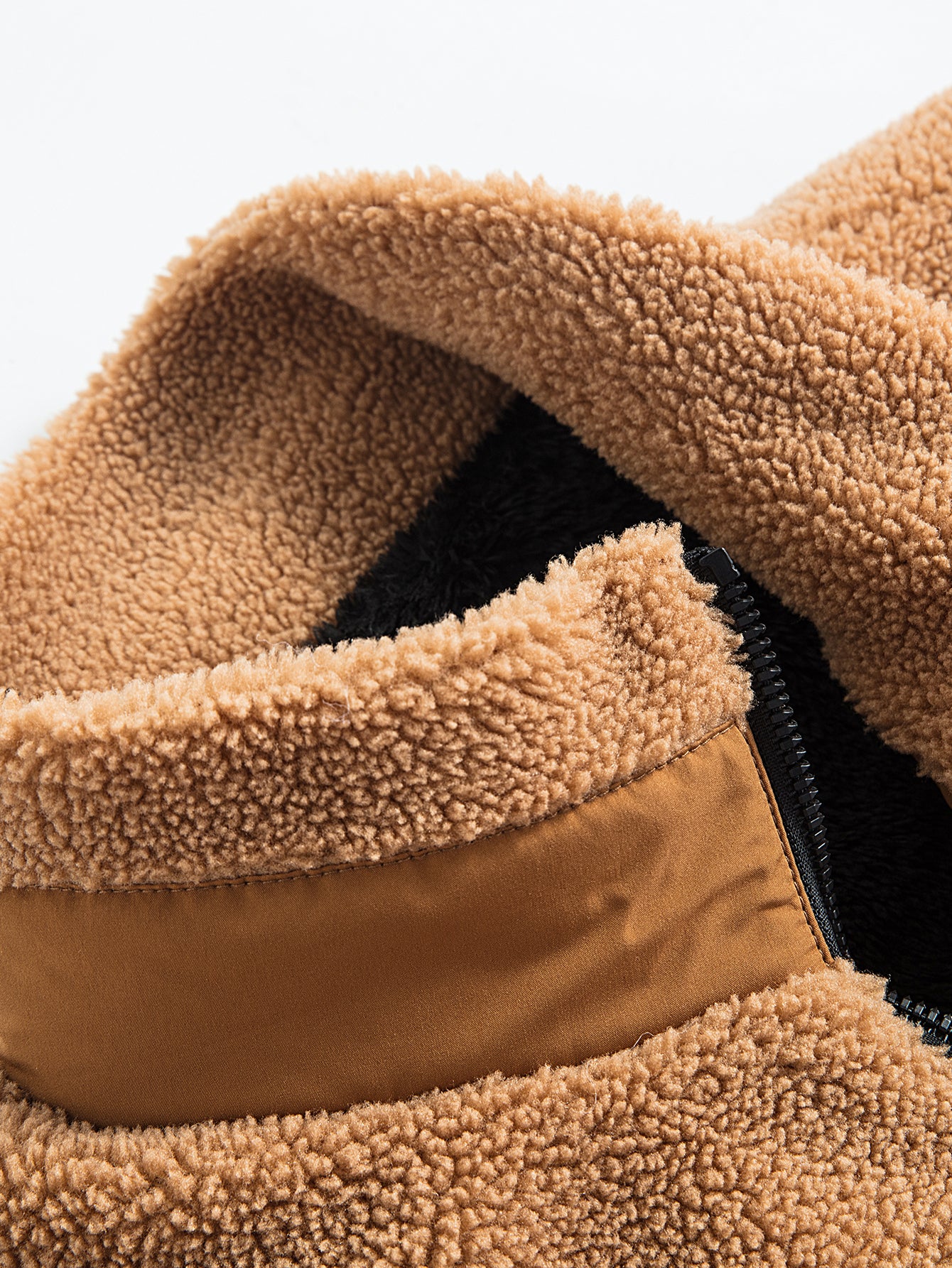 Teddy-Fleece-Reißverschluss-Taschenjacke - Image 5