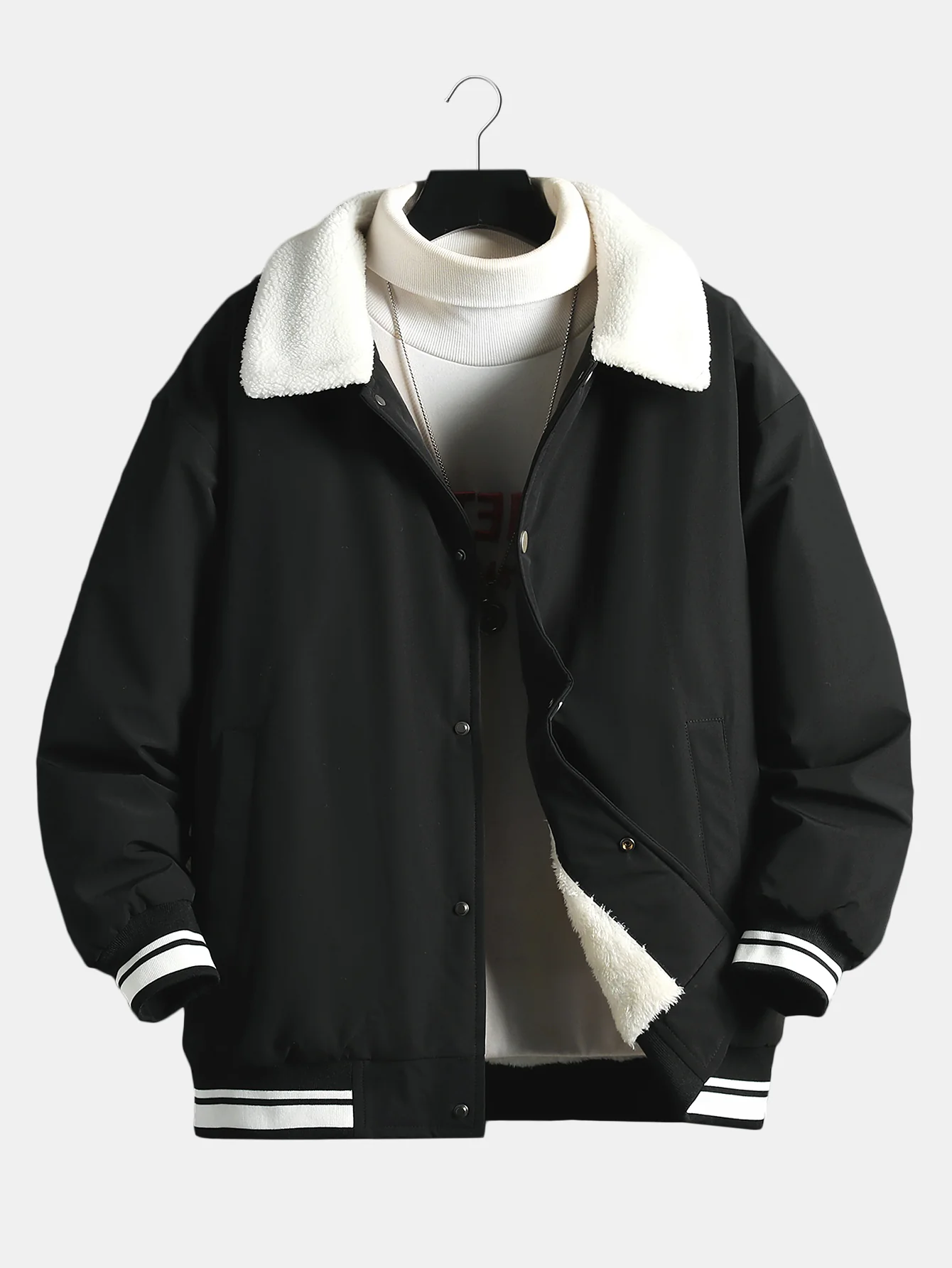 Teddy gefütterte Baseballjacke - Image 3
