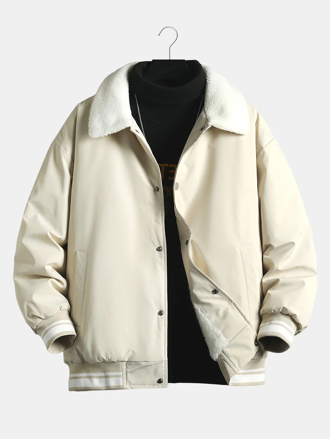 Teddy gefütterte Baseballjacke - Image 4