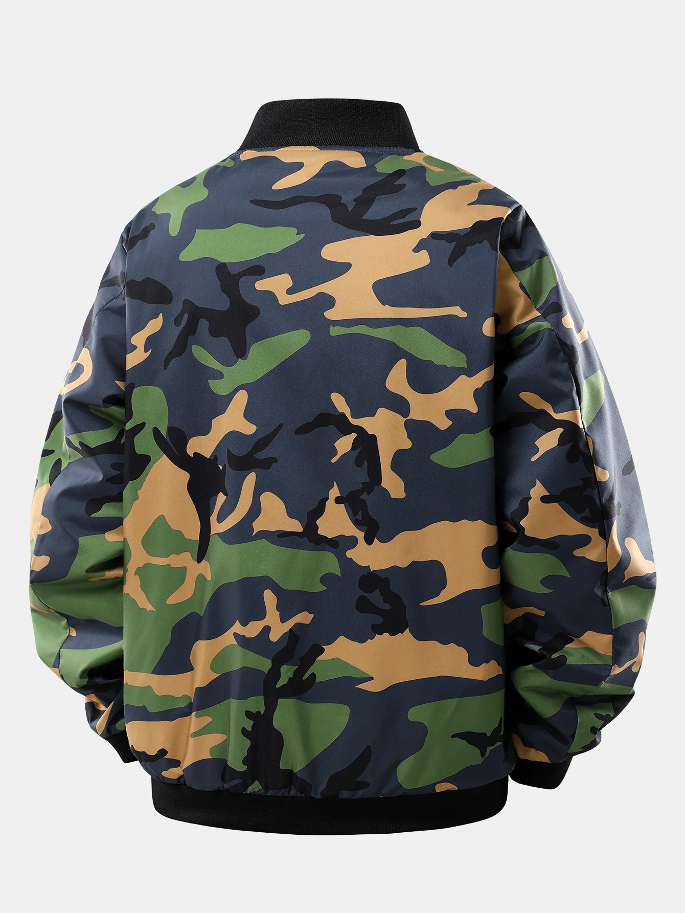 Teddy gefütterte Camouflage Reißverschlussjacke - Image 6