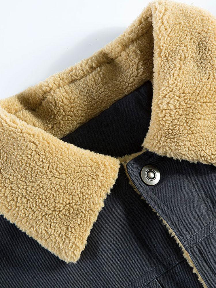 Teddygefütterte Chino-Jacke & Chino Cargo Jogginghosen - Image 12