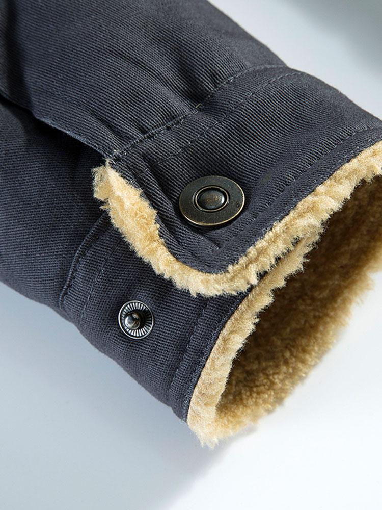 Teddygefütterte Chino-Jacke & Chino Cargo Jogginghosen - Image 14