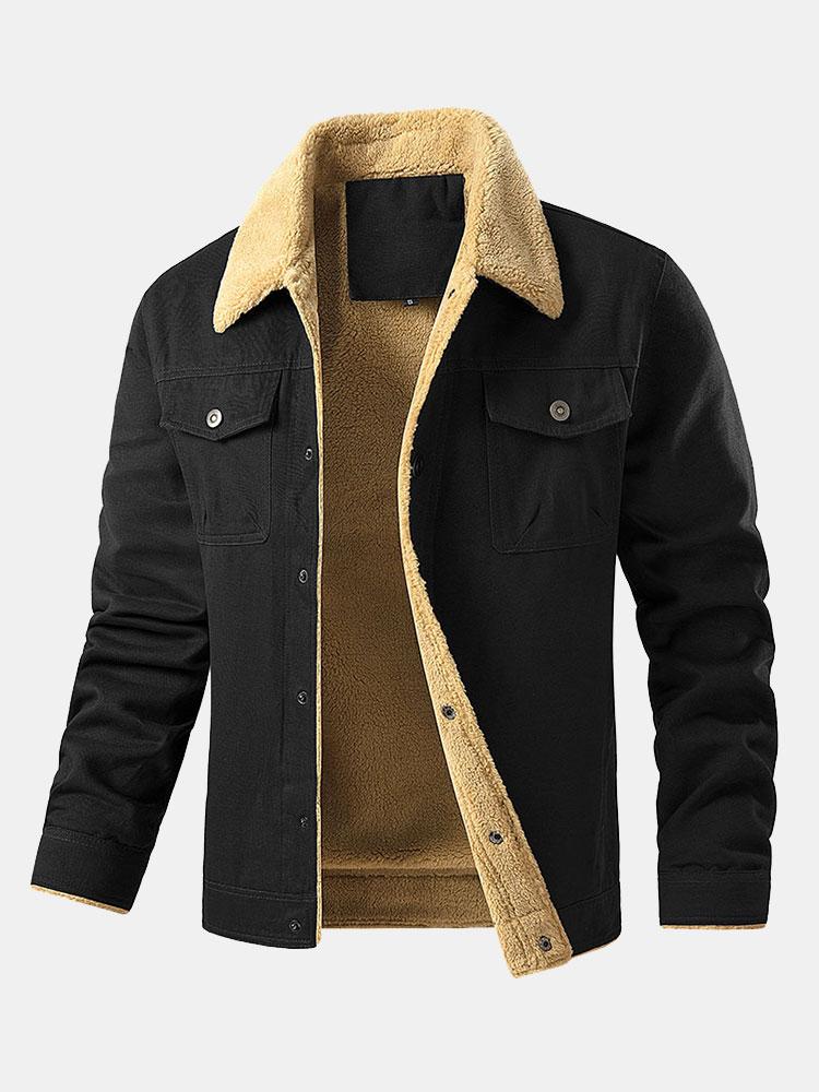 Teddygefütterte Chino-Jacke & Chino Cargo Jogginghosen - Image 3
