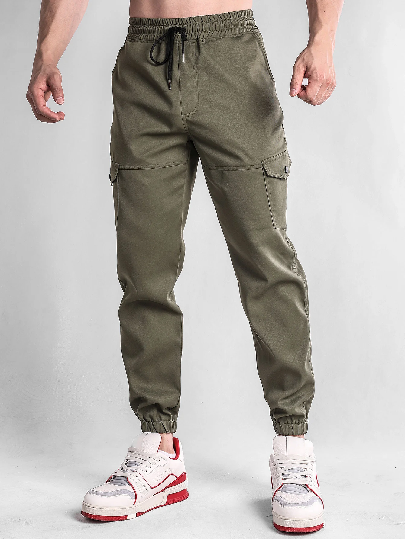 Teddygefütterte Chino-Jacke & Chino Cargo Jogginghosen - Image 5
