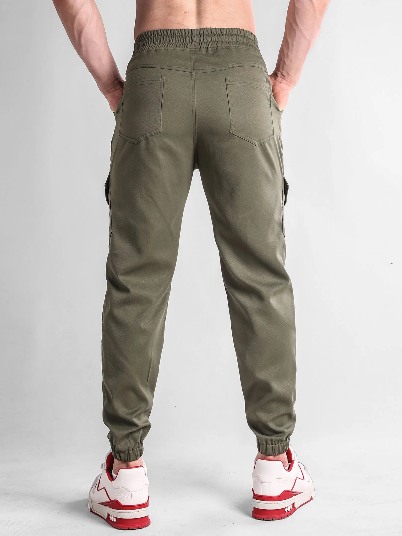 Teddygefütterte Chino-Jacke & Chino Cargo Jogginghosen - Image 7