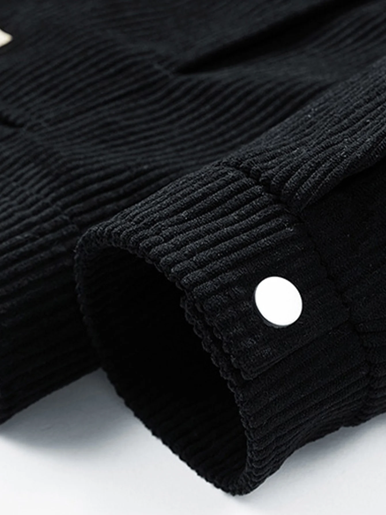 Cordjacke mit Knöpfen und Teddyfutter - Image 8