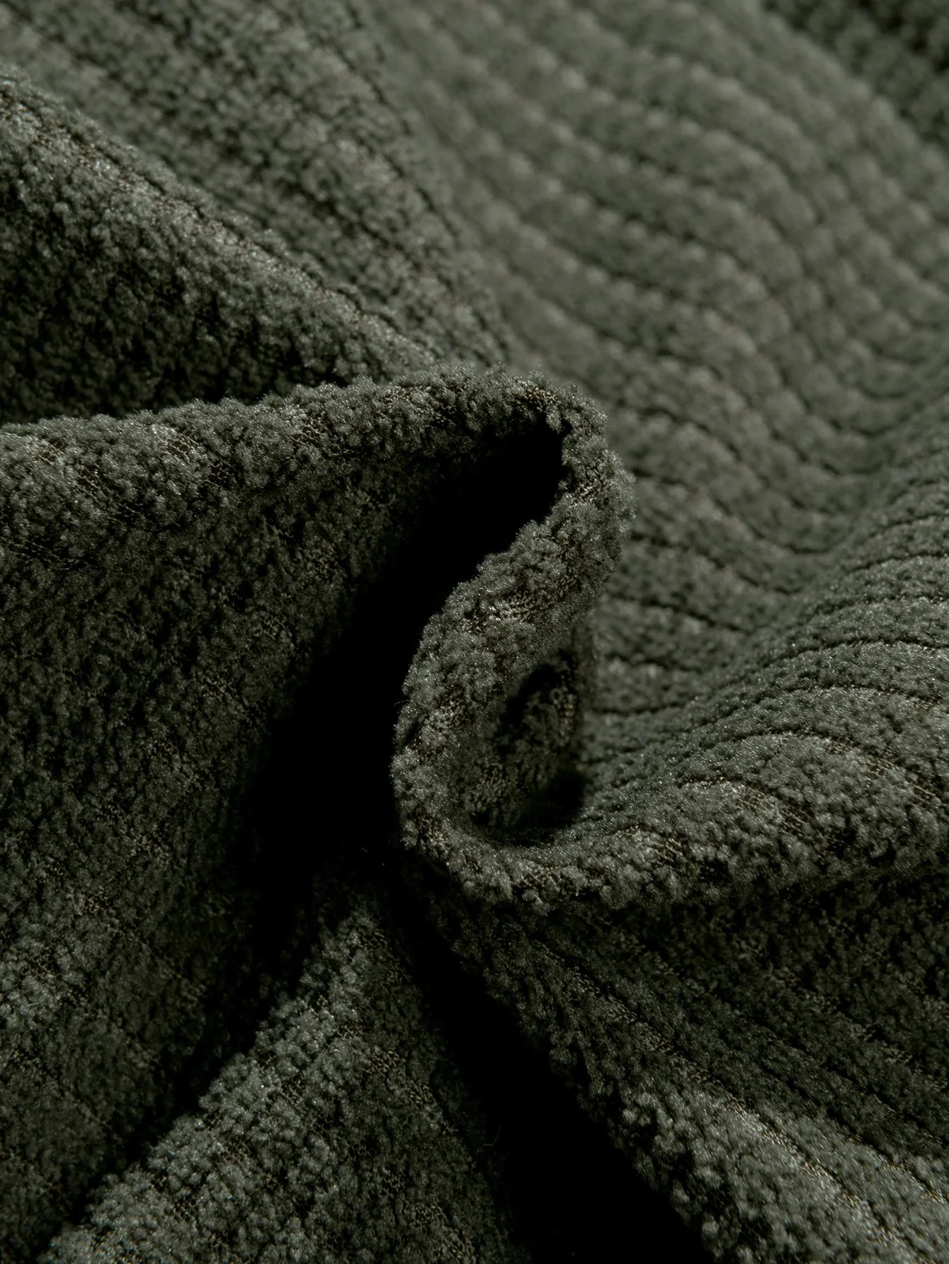Teddygefütterte Corduroy Kapuzen-Pufferjacke - Image 12