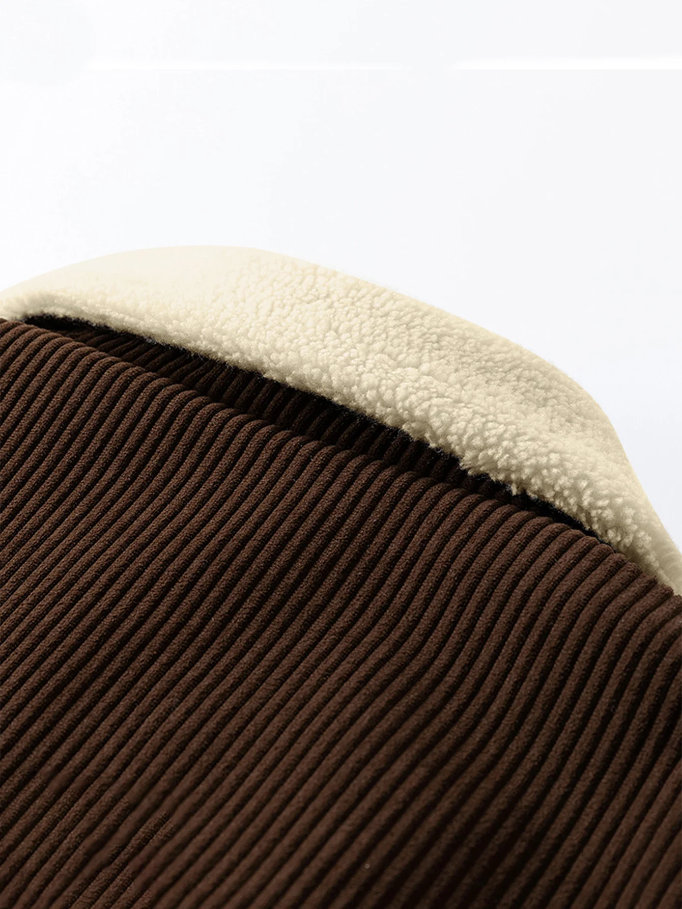 Teddygefütterte Cordjacke mit Reißverschluss - Image 11