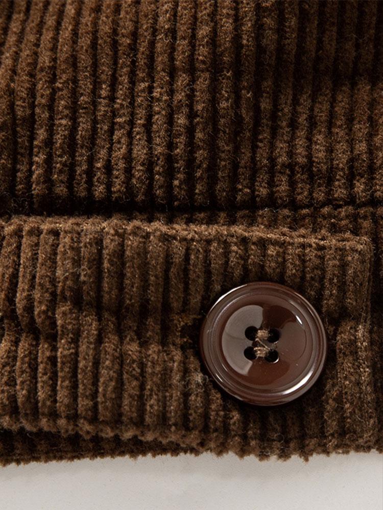 Teddygefütterte Baumwollcordjacke - Image 12