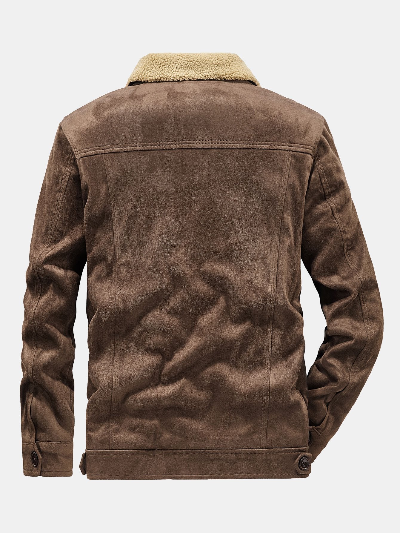 Teddygefütterte Kunstwildlederjacke - Image 5