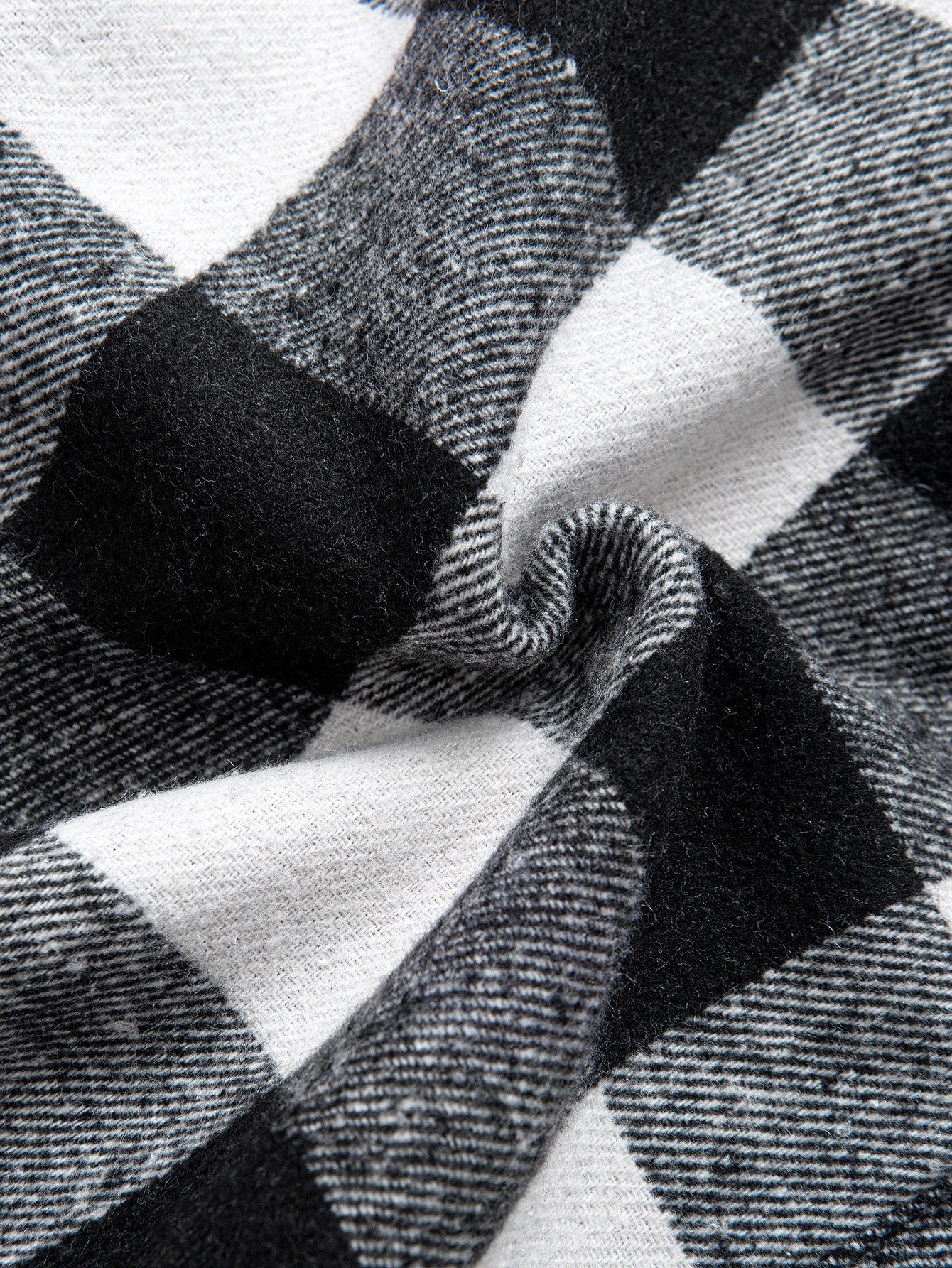Teddygefüttertes Flanell-Karobluse mit Kapuze - Image 5