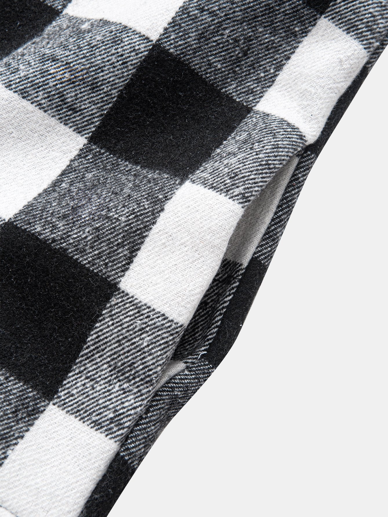 Teddygefüttertes Flanell-Karobluse mit Kapuze - Image 6