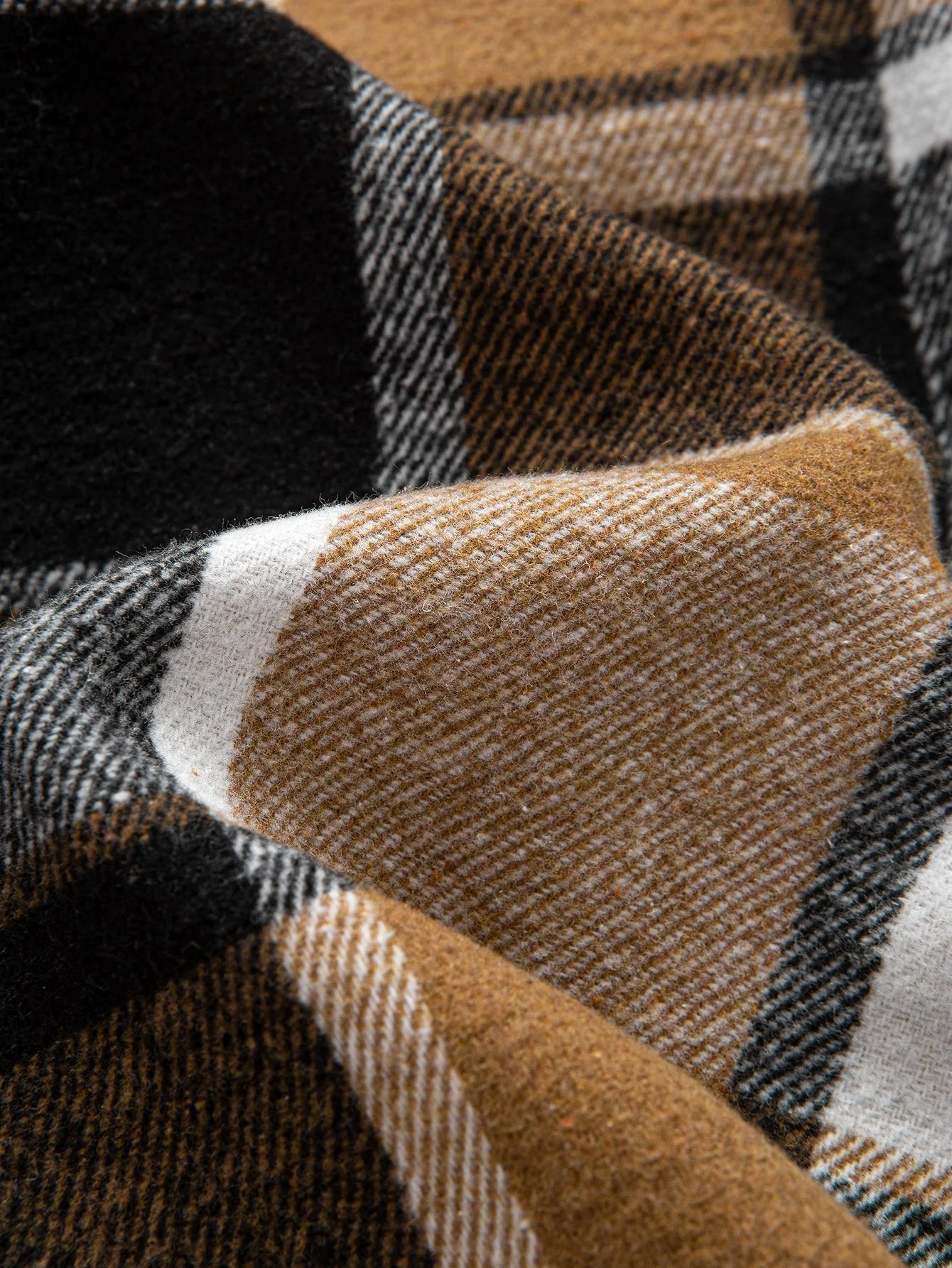 Teddygefüttertes Flanell-Karobluse mit Kapuze - Image 5