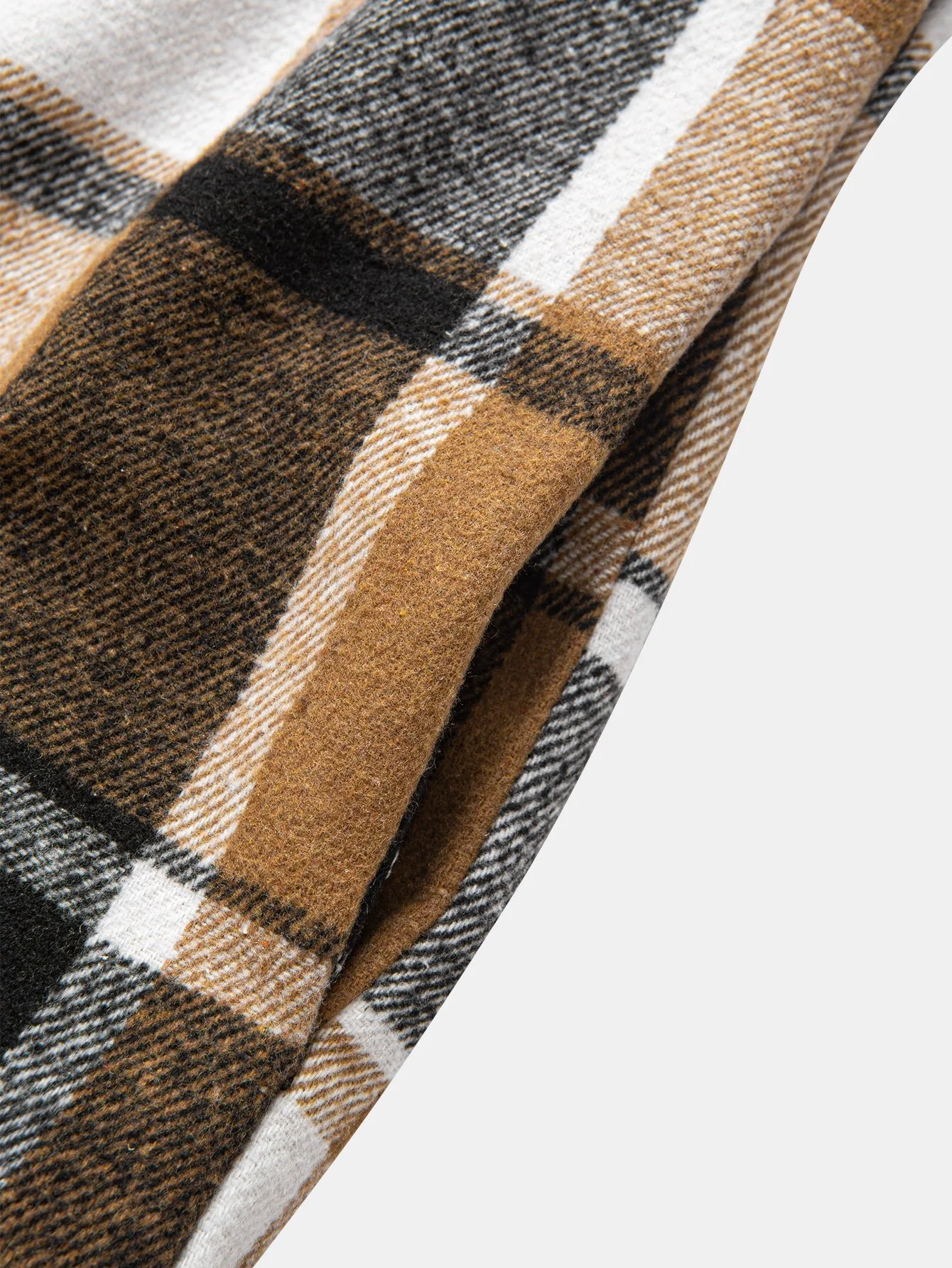 Teddygefüttertes Flanell-Karobluse mit Kapuze - Image 6