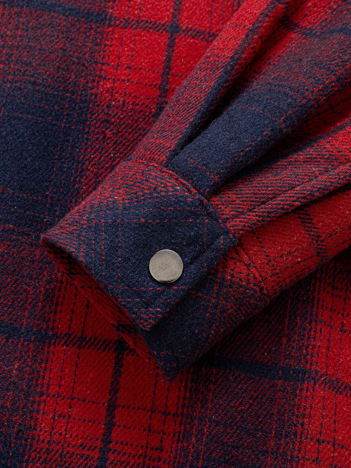 Teddygefüttertes Flanell-Karobluse mit Kapuze - Image 4