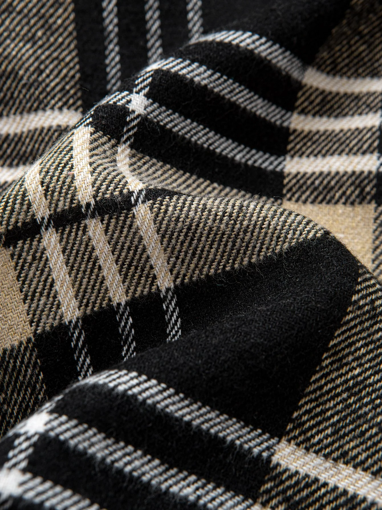 Teddygefüttertes Flanell-Karobluse mit Kapuze - Image 5