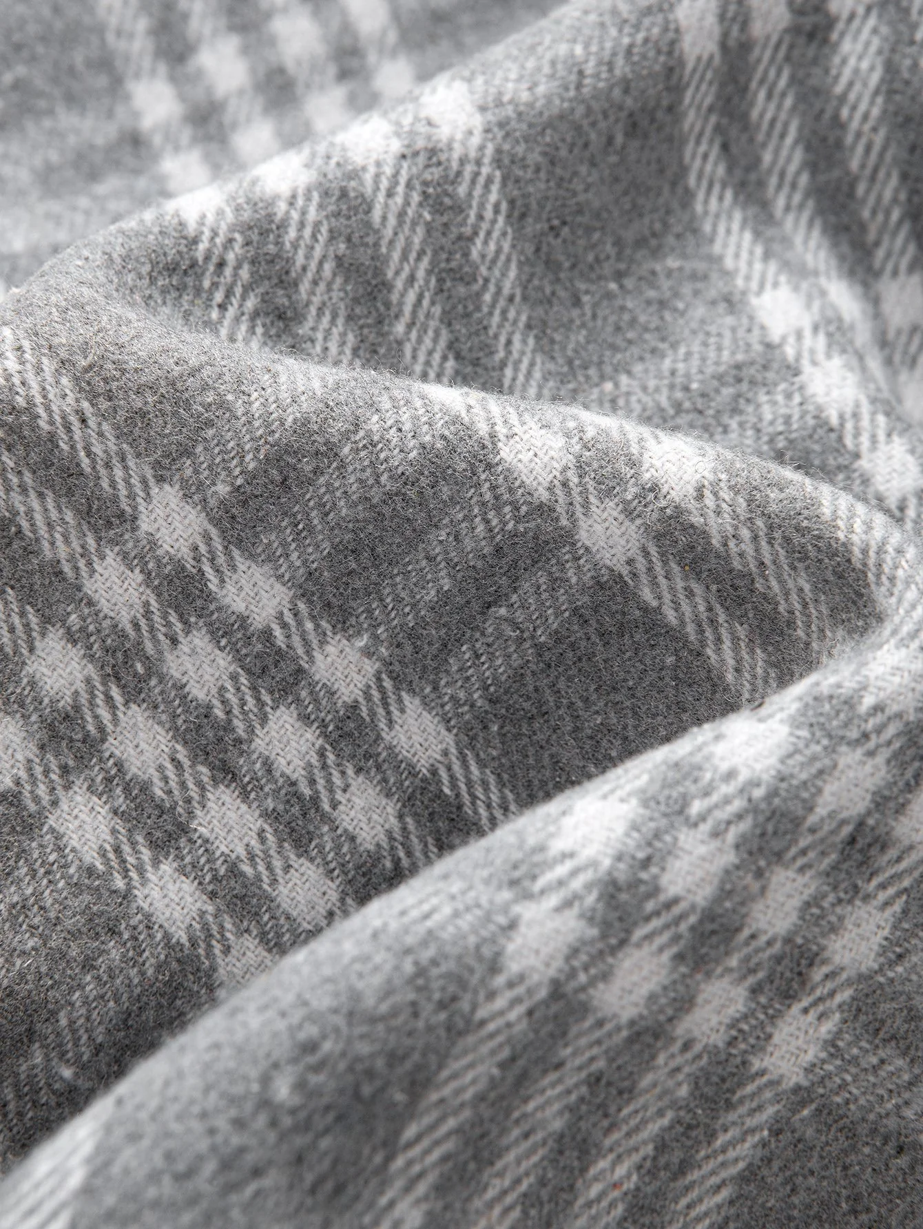 Teddygefüttertes Flanell-Karobluse mit Kapuze - Image 5