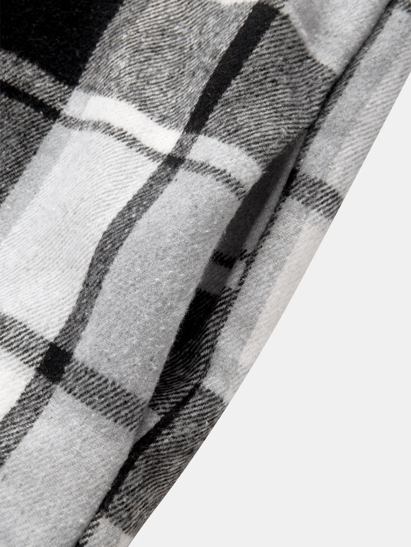 Teddygefüttertes Flanell-Karobluse mit Kapuze - Image 5