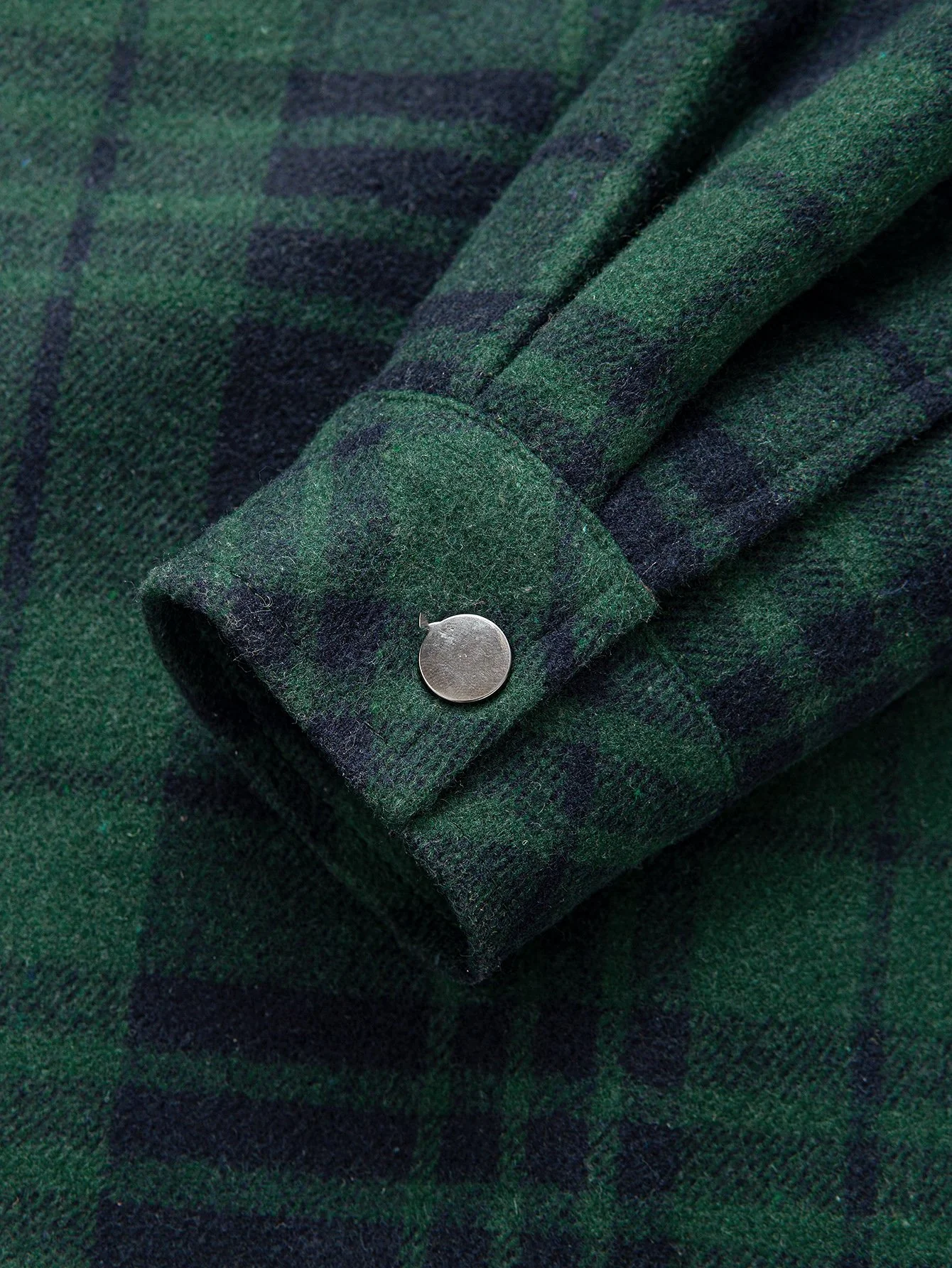 Teddygefüttertes Flanell-Karobluse mit Kapuze - Image 4