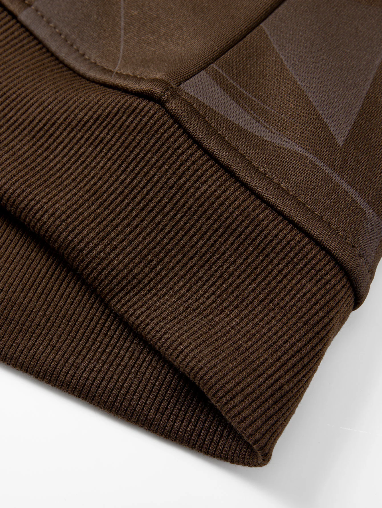 Teddy gefütterter Kapuzenpullover mit geometrischem Muster und Reißverschluss - Image 11
