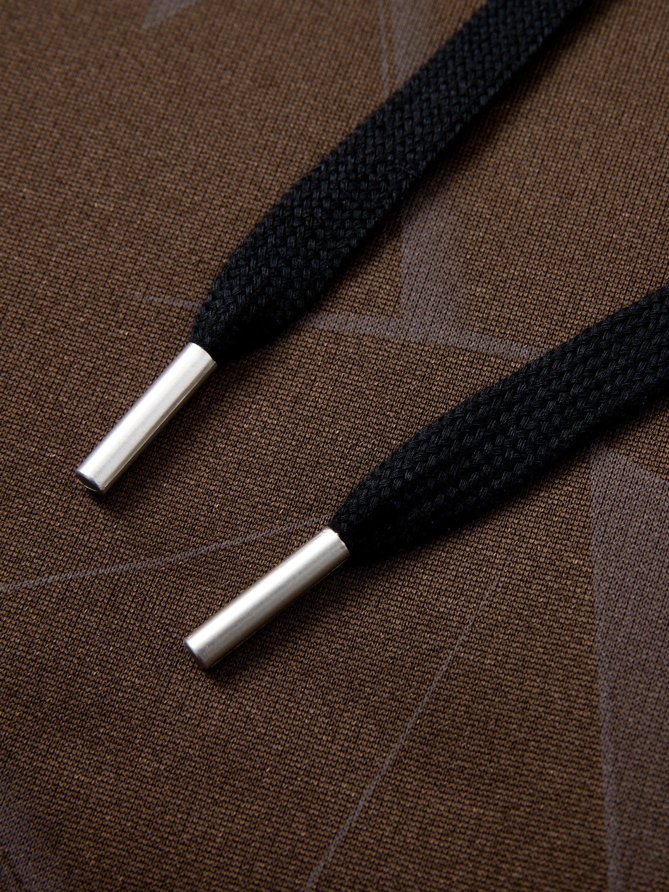 Teddy gefütterter Kapuzenpullover mit geometrischem Muster und Reißverschluss - Image 8