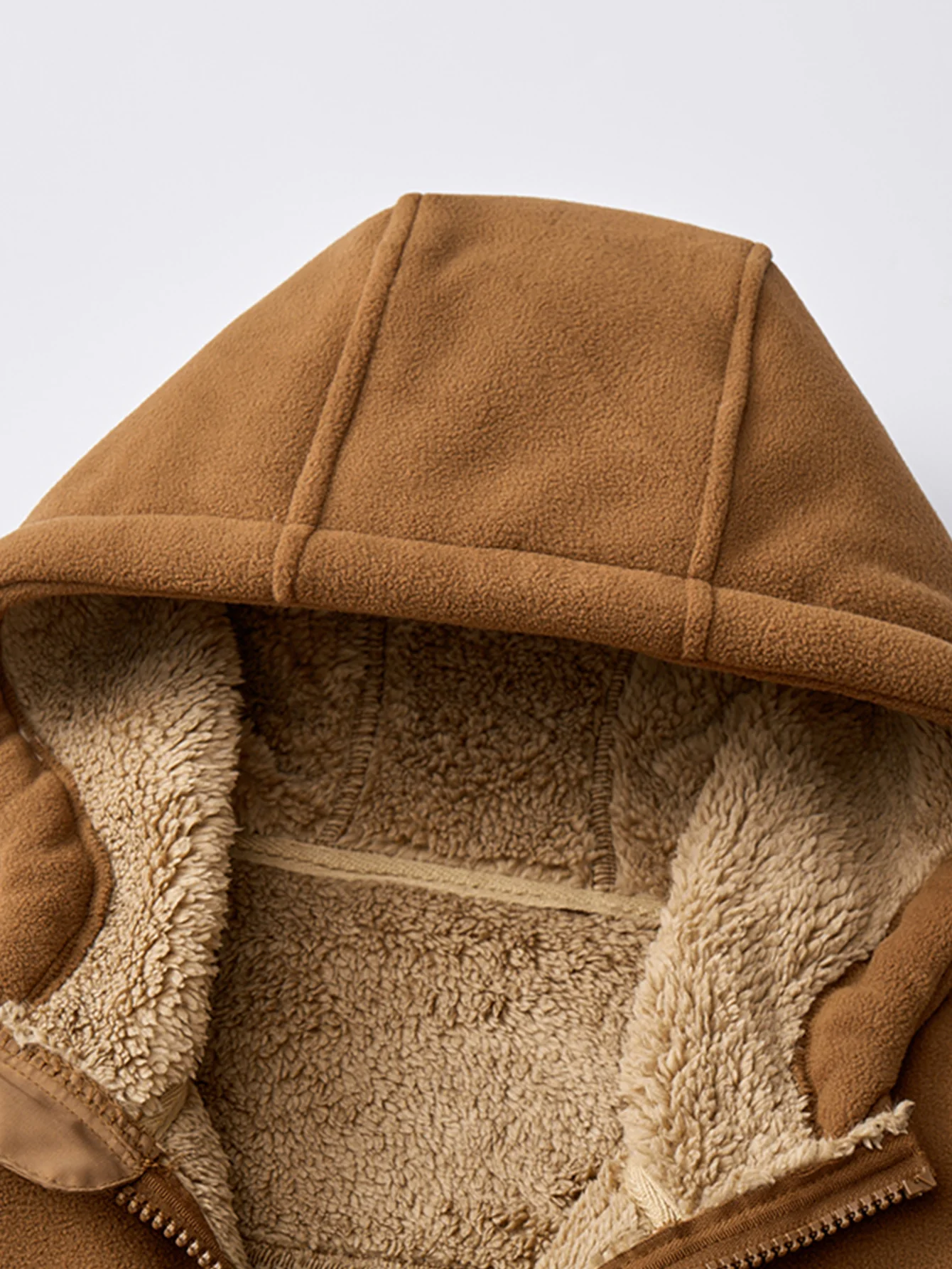 Teddy gefütterte Fleecejacke mit Kapuze - Image 6