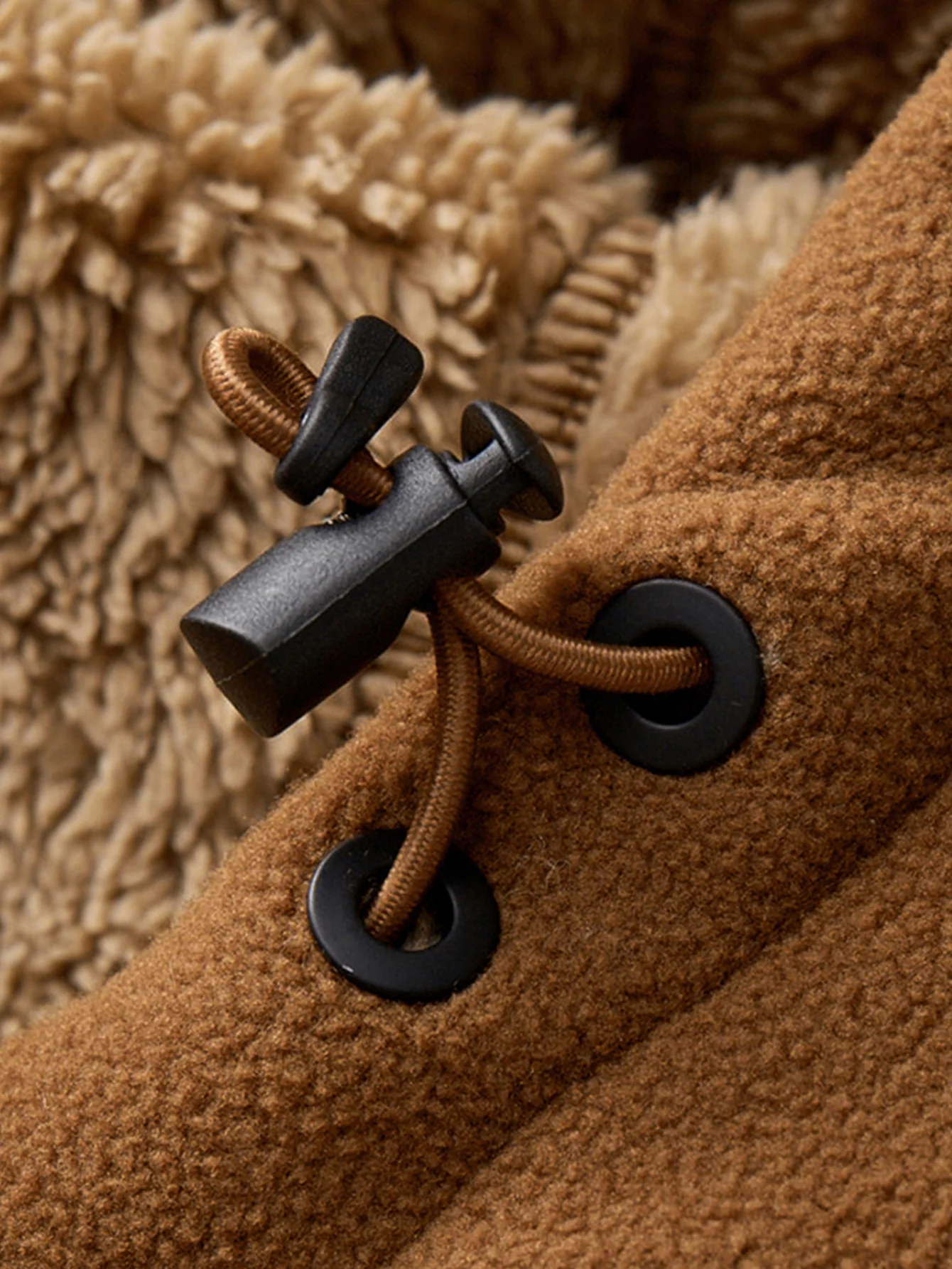 Teddy gefütterte Fleecejacke mit Kapuze - Image 7