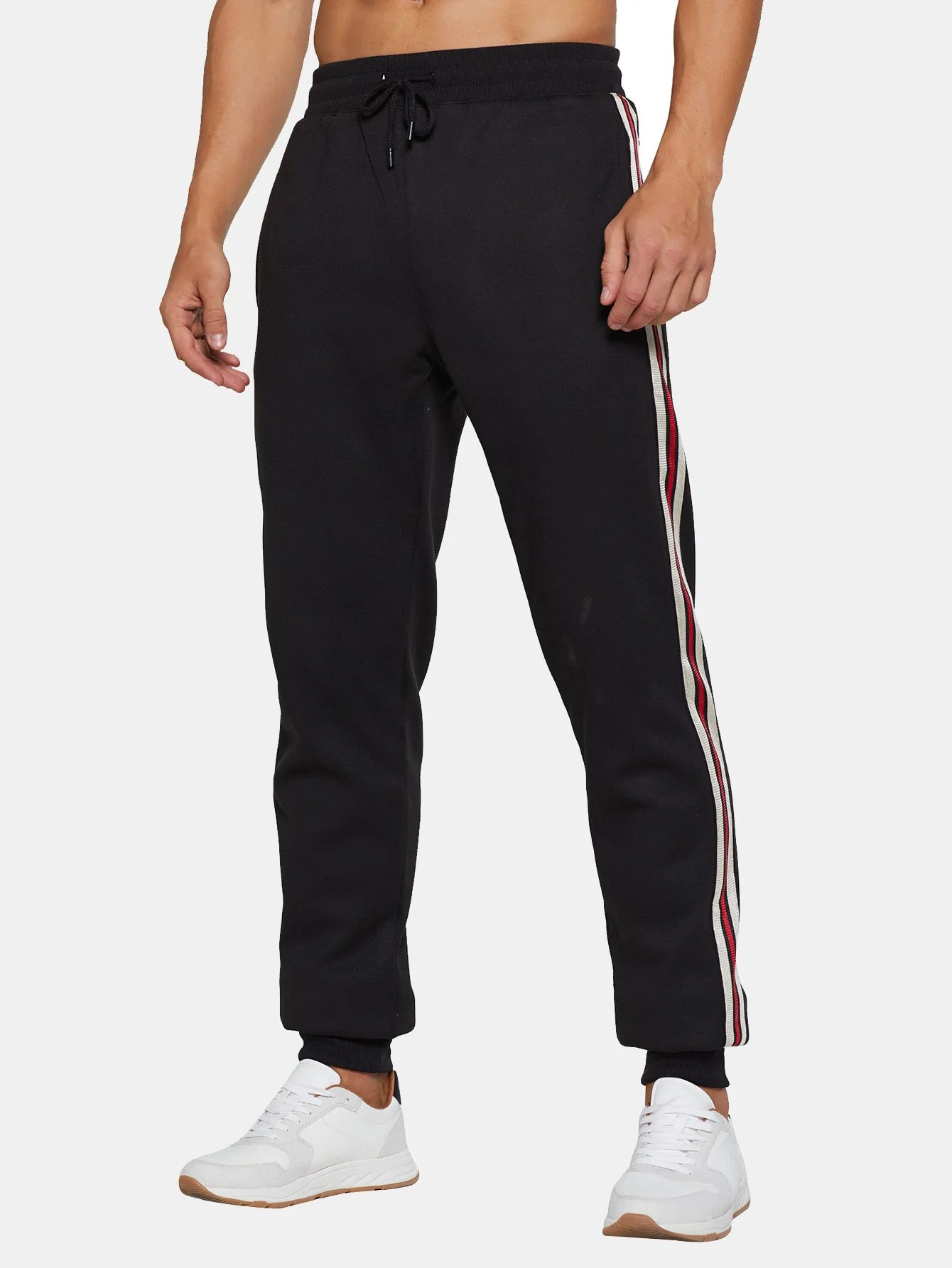 Teddygefütterte Jogginghosen mit Seitenstreifen - Image 3