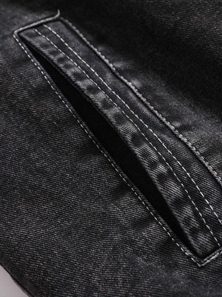 Teddygefütterte gewaschene Jeansjacke - Image 7