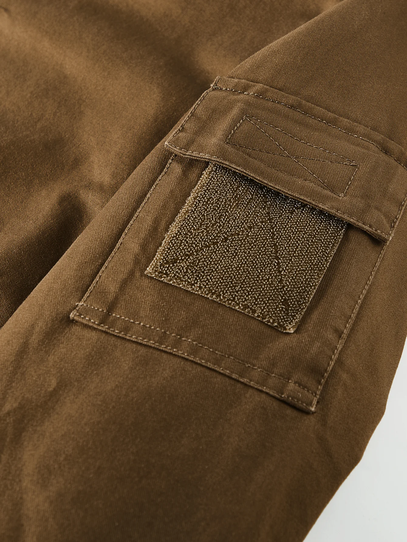 Teddy Lined Zip Up Chino Bomber Jacket - Image 16