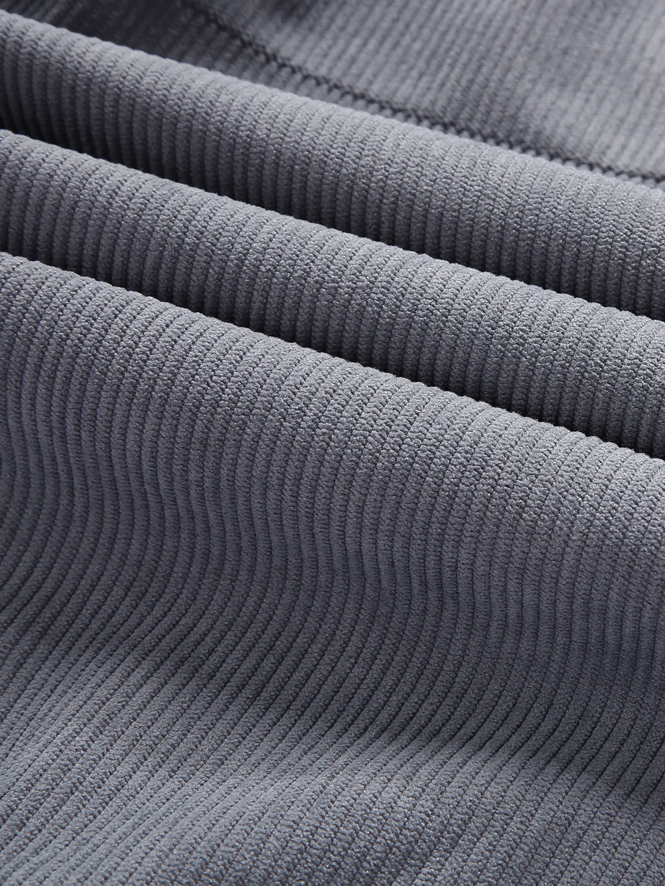 Cordjacke mit Reißverschluss und Teddyfutter - Image 14