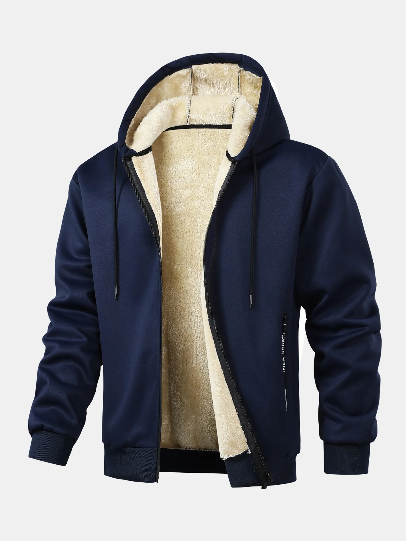 Teddy Lined Zip Up Hoodie & Jogger Pants - Image 7