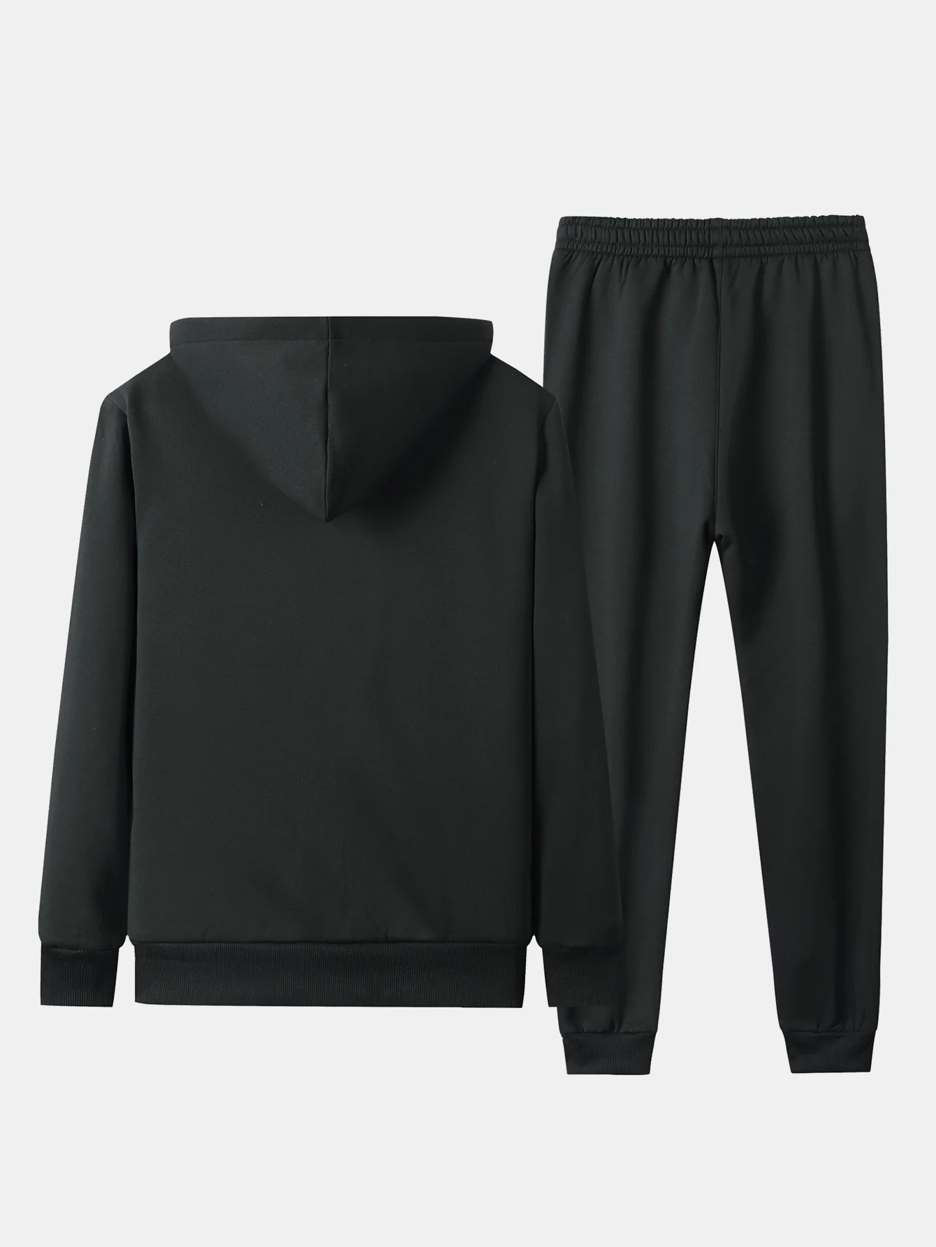 Teddy Lined Zip Up Hoodie & Jogger Pants - Image 2